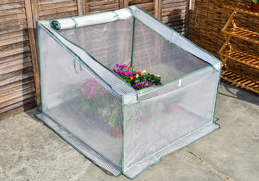 Mini Cold Frame Green House With PE Cover