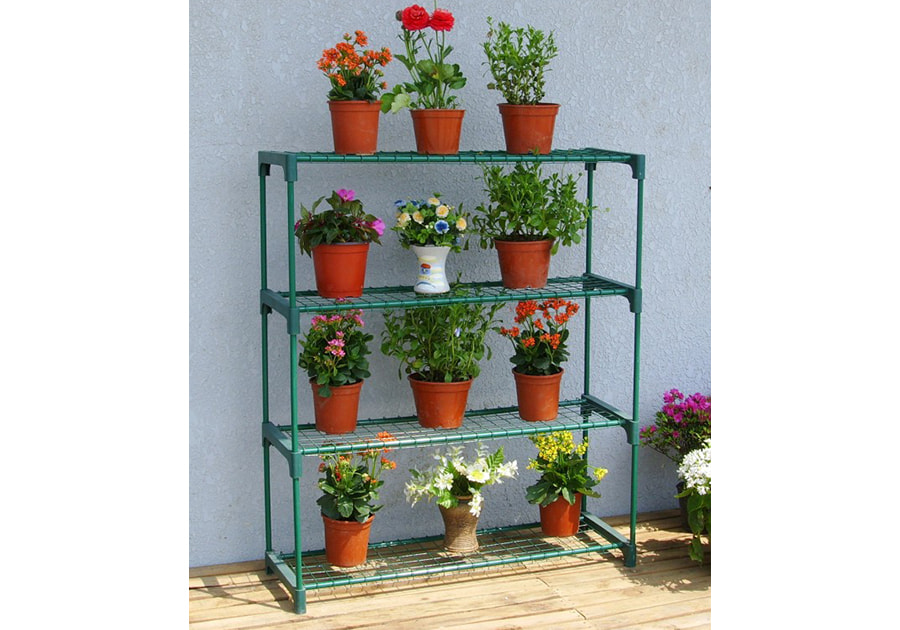 Mini Greenhouse Staging Shelves H 109cm W 69cm D 49cm